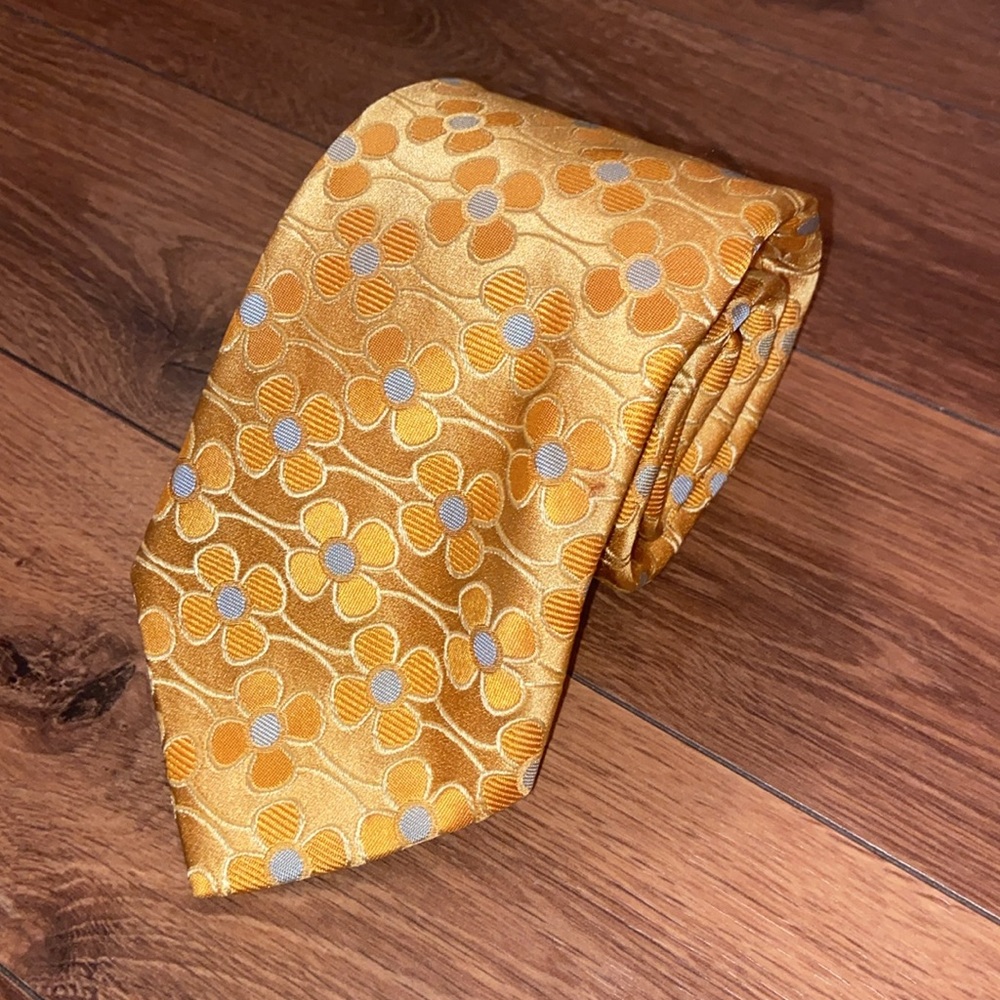 Ted Baker Yellow Floral Tie